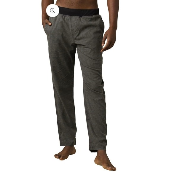 Prana Vaha Hemp Blend Straight Leg Pant Mens Dark Gray Sz XXL Outdoor - Picture 1 of 7